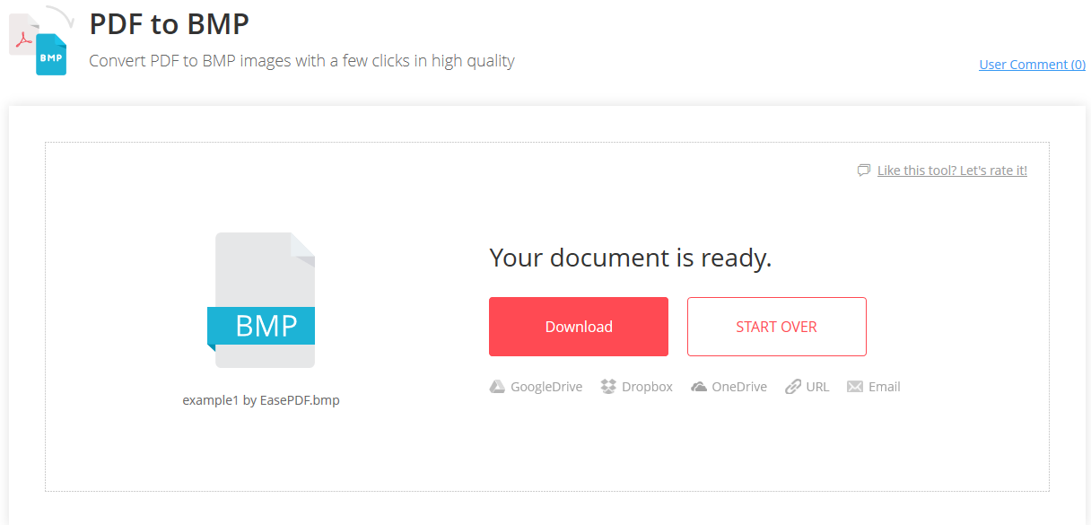 Come convertire PDF in BMP con EasePDF? 10 EasePDF-Converti-PDF-in-BMP